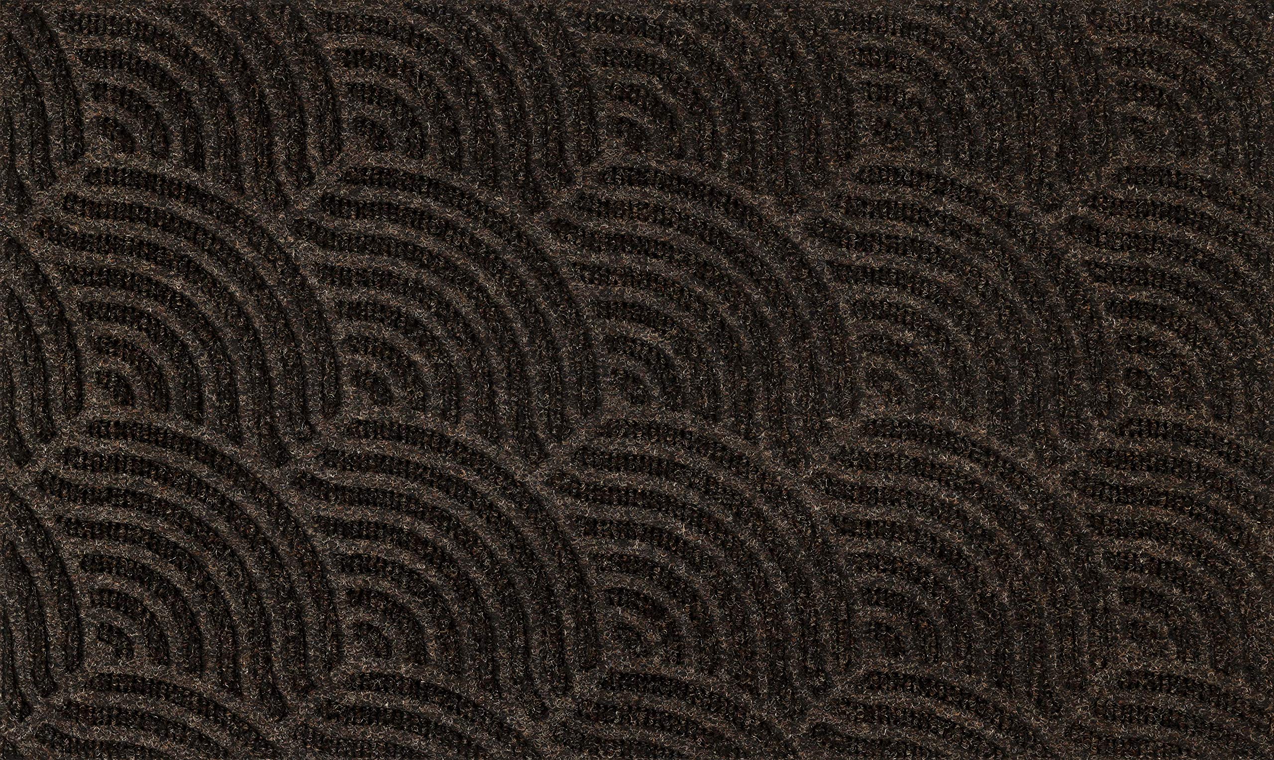 DUNE Doormat, Polyamide, Dunkelbraun, 45x75