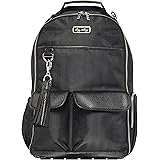 Itzy Ritzy Diaper Bag Backpack – Large Capacity Boss Backpack Diaper Bag Featuring Bottle Pockets, Changing Pad, Stroller Cli