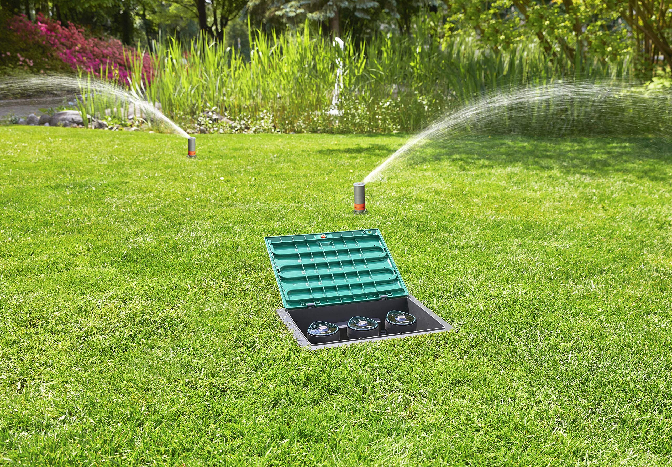 Gardena Ventilbox 9 V Bluetooth-Set: Bodeneinbaudose für den unterirdischen Einbau von batteriebetriebenen Bewässerungsventilen, programmierbar per App (1286-20) 6