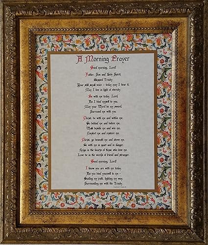 Amazoncom Morning Prayer Framed Inspirational Catholic - 