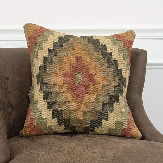 Amazon Com Rizzy Home T05804 Decorative Pillow 18 X18 Orange