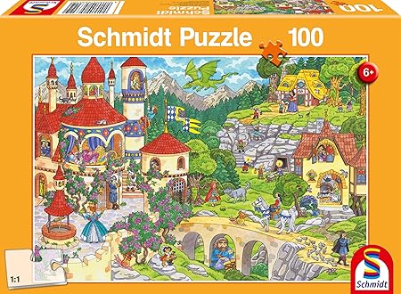 Schmidt Spiele Puzzle 56311 Im Land Der Marchen 100 Teile Kinderpuzzle Bunt Amazon De Spielzeug