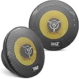Pyle Car Three Way Speaker System - Pro 6.5 Inch 280 Watt 4 Ohm Mid Tweeter Component Audio Sound Speakers For Car Stereo w/