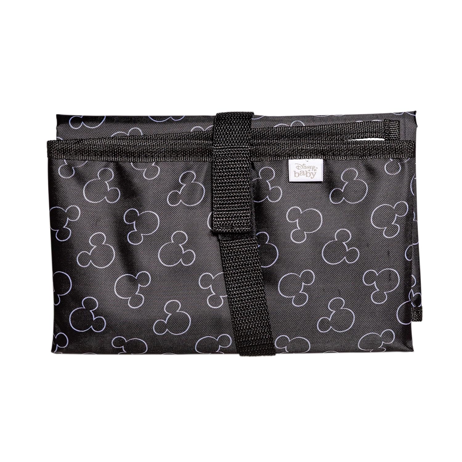 J.L. Childress Disney Baby Full Body Portable Changing Pad for Baby, Mickey Black