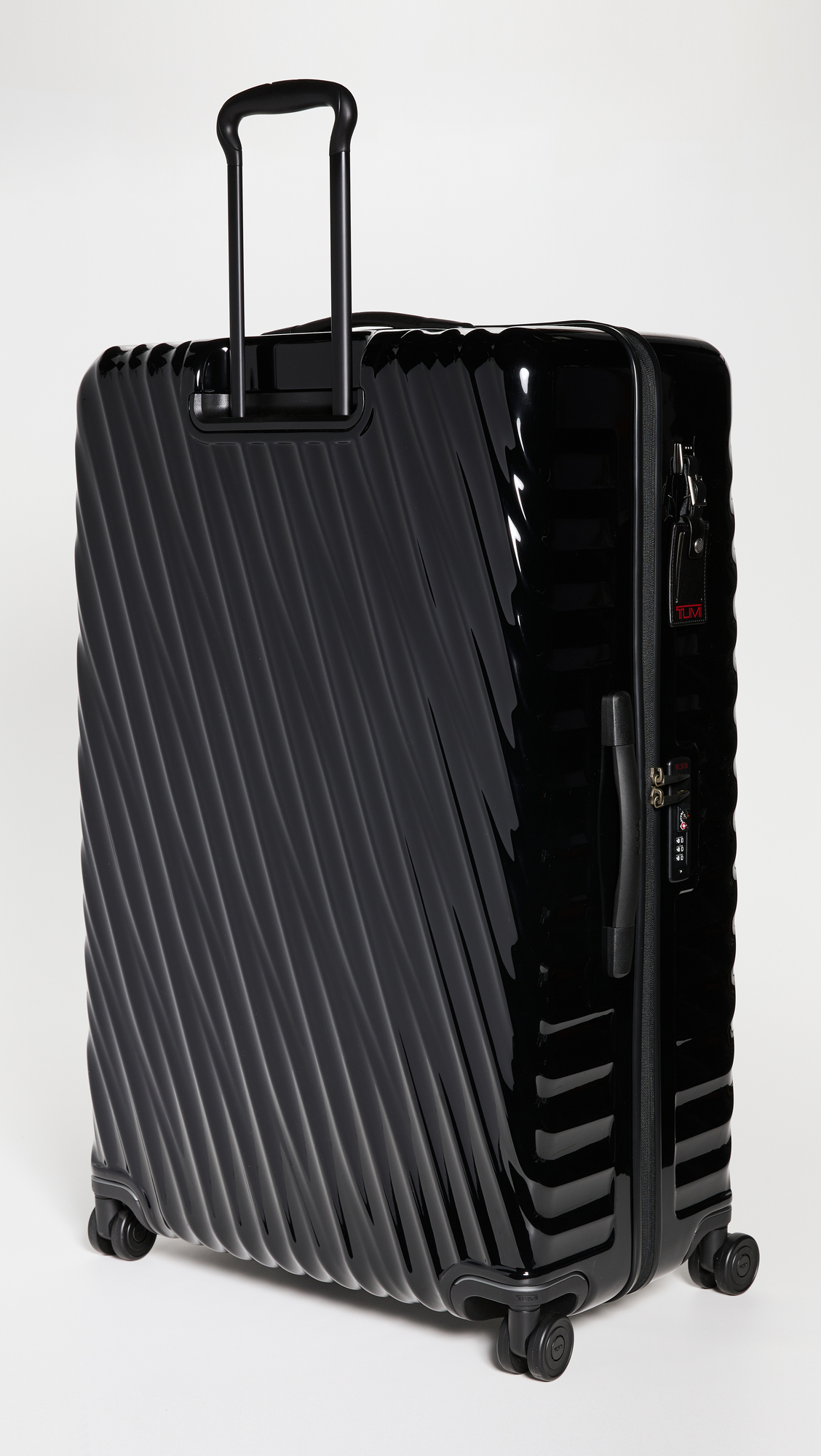 TUMI 19 Degree Worldwide Trip Polycarbonate 4 Wheel Packing Case - Travel Suitcase - Retractable Top Black One Size One Size