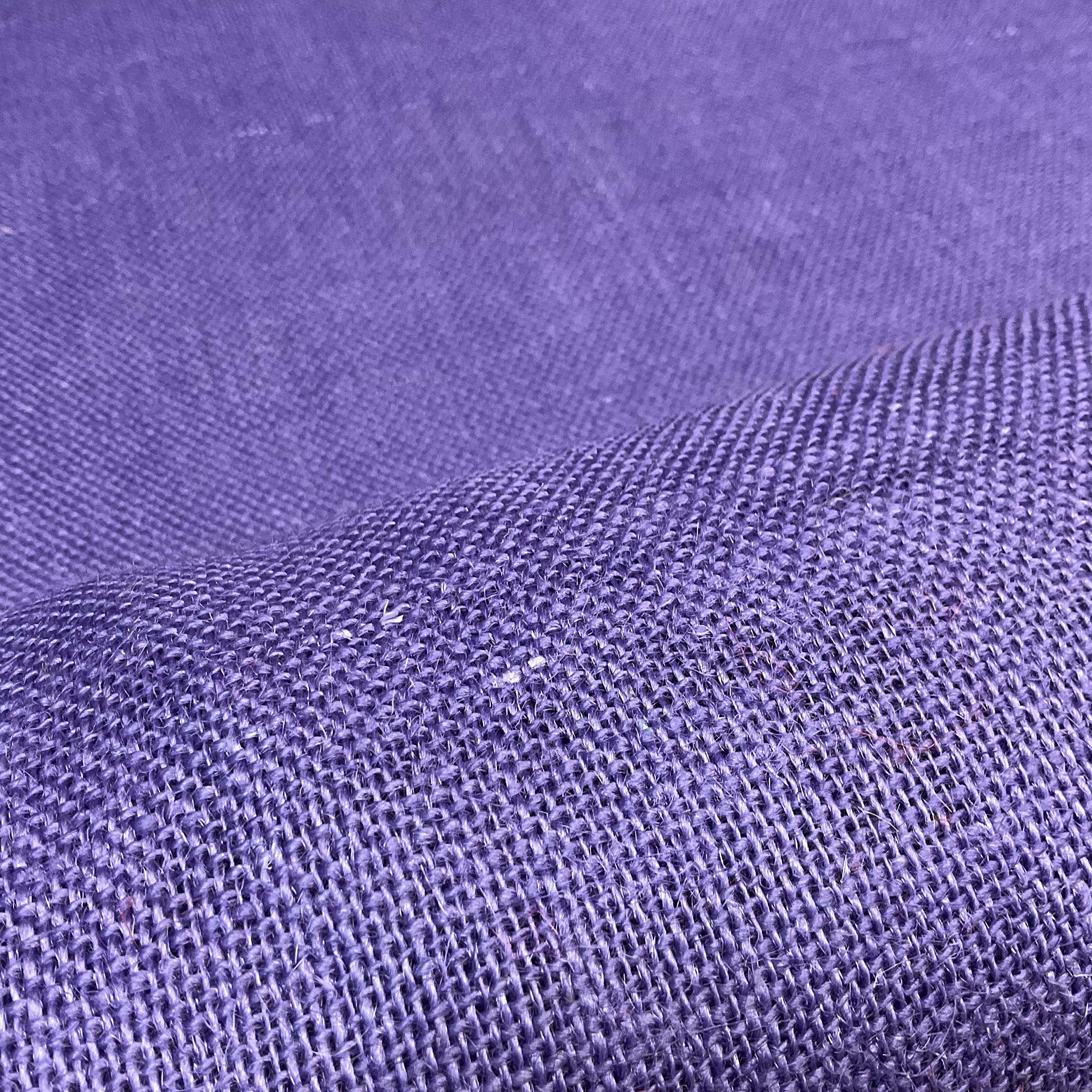 Purple 5 Meter 100% Coloured Jute Hessian Craft Ideal for Upholstery Fabric 39 inches Wide