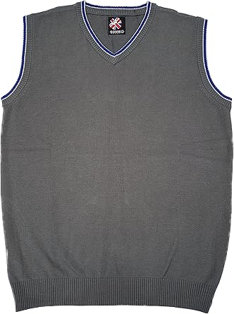 mens grey sleeveless jumper