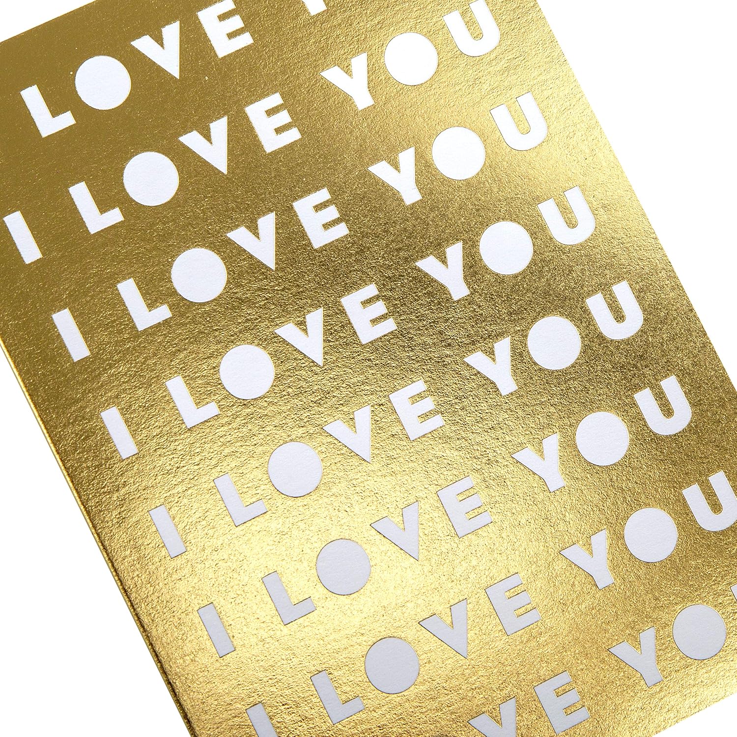 Hallmark Any Occasion I Love You Card - Text Based Design - Image 4