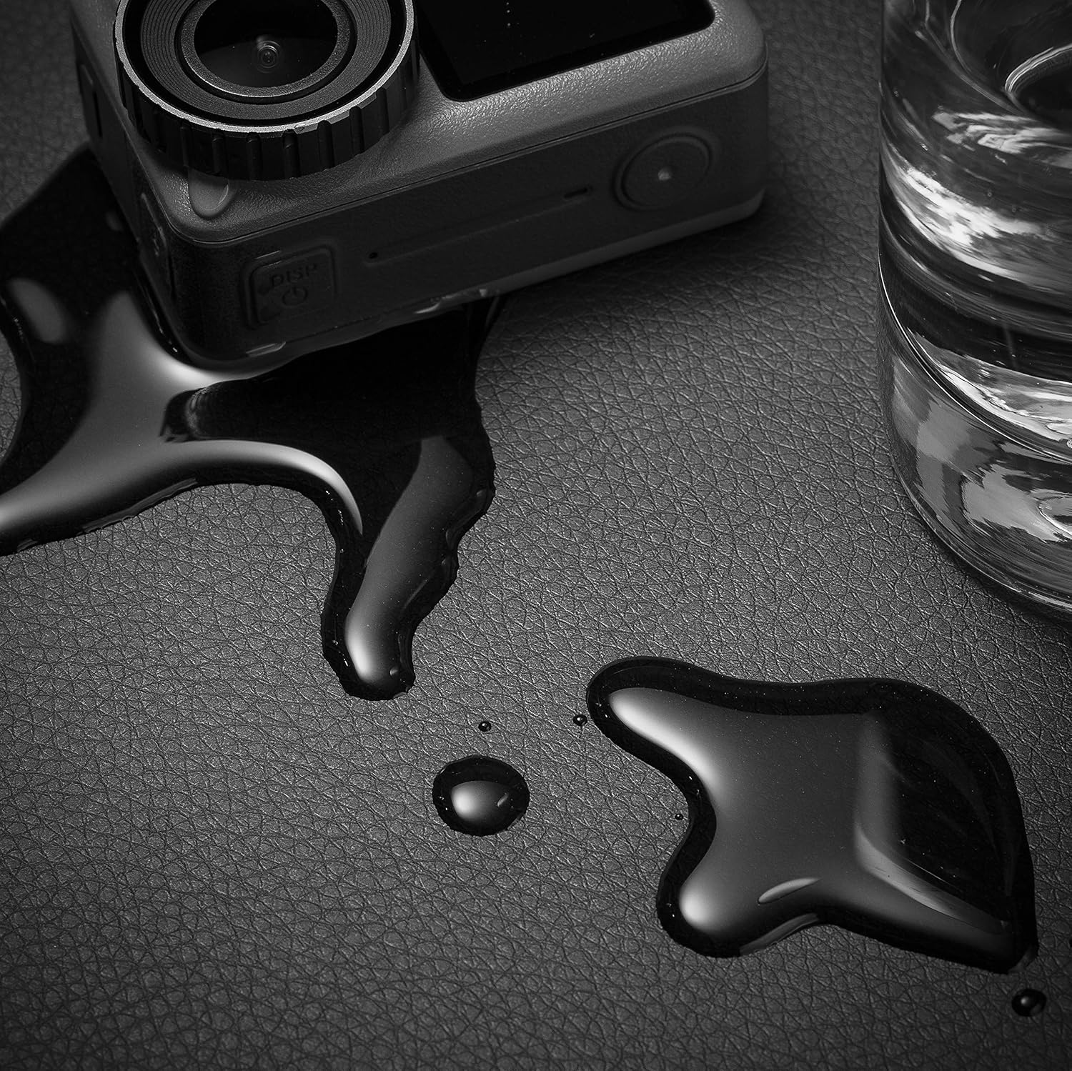 Nekmit Leather Desk Blotter Pad 24 x14 Inches, Waterproof, Non-Slip, Black : Office Products