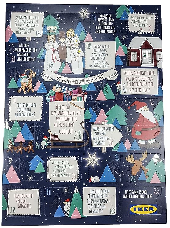 Ikea Adventskalender mit 2 Aktionskarten Wert mindestens 10 Euro