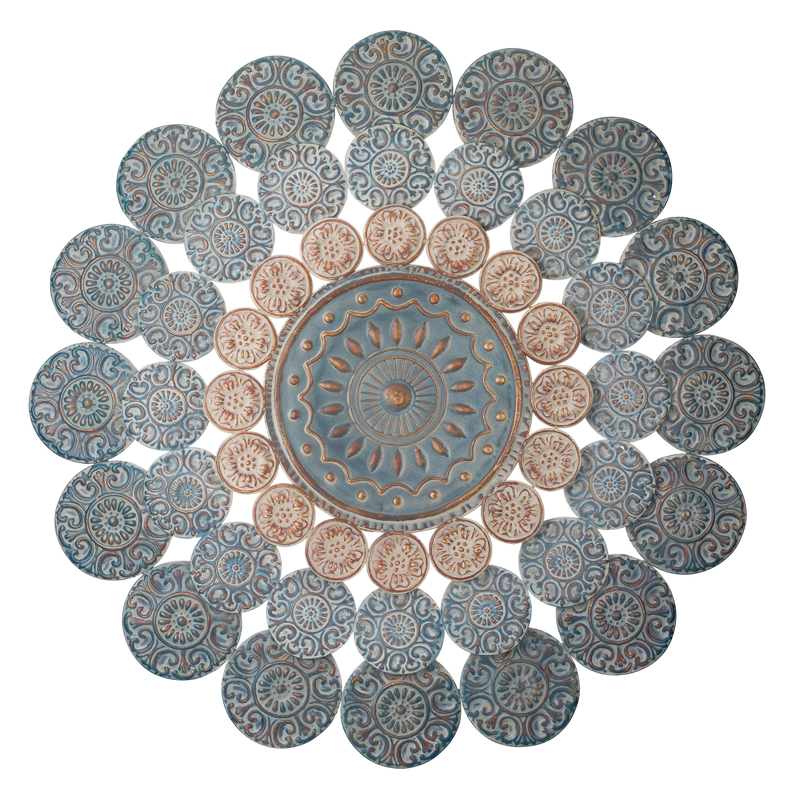 Large Wall Medallion Art Home Decor Round Living Scrolled