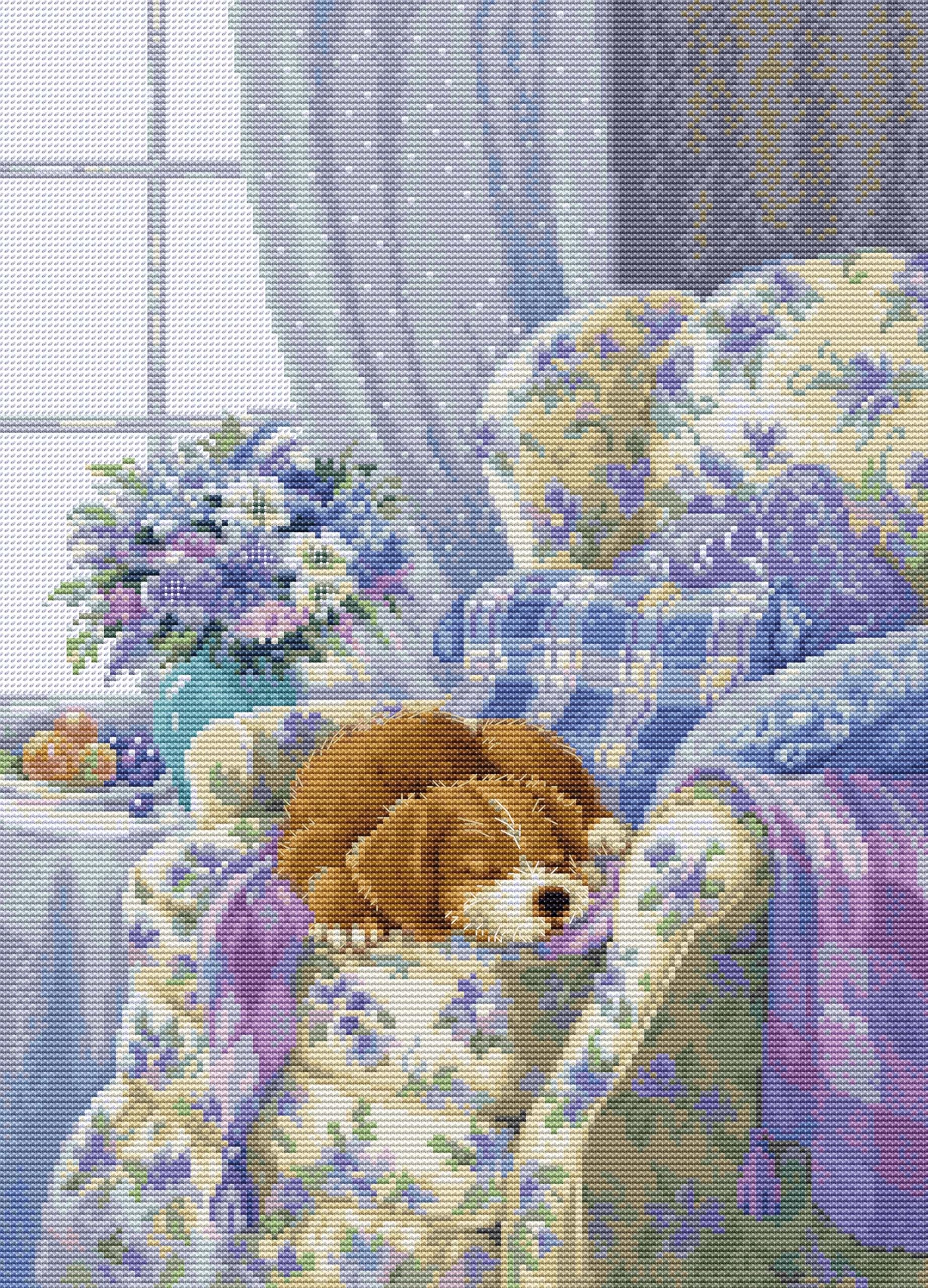 Cross Stitch Kit Luca-S - Cozy Armchair, BU5016