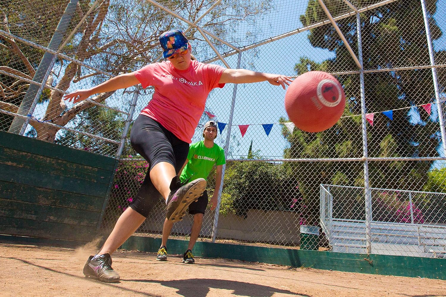 WAKA Official Kickball - Adult 10 , Red: Sports & Outdoors