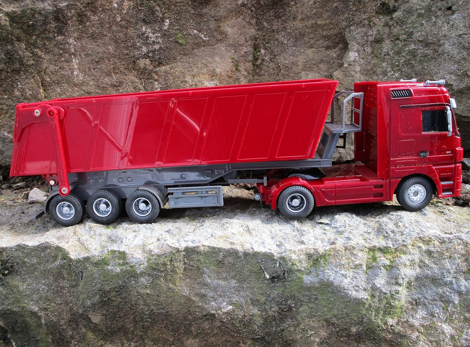 'RC Truck MercedesBenz Actros A Kipper Length 49 cm "Remote Control
