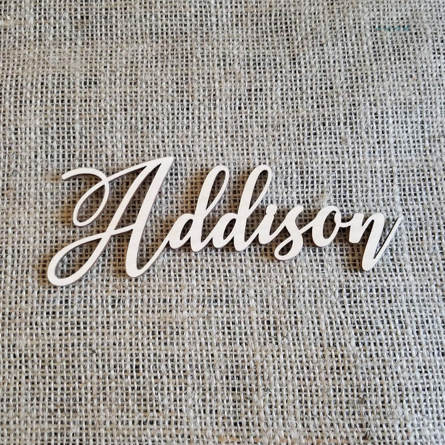 baby name wooden letters