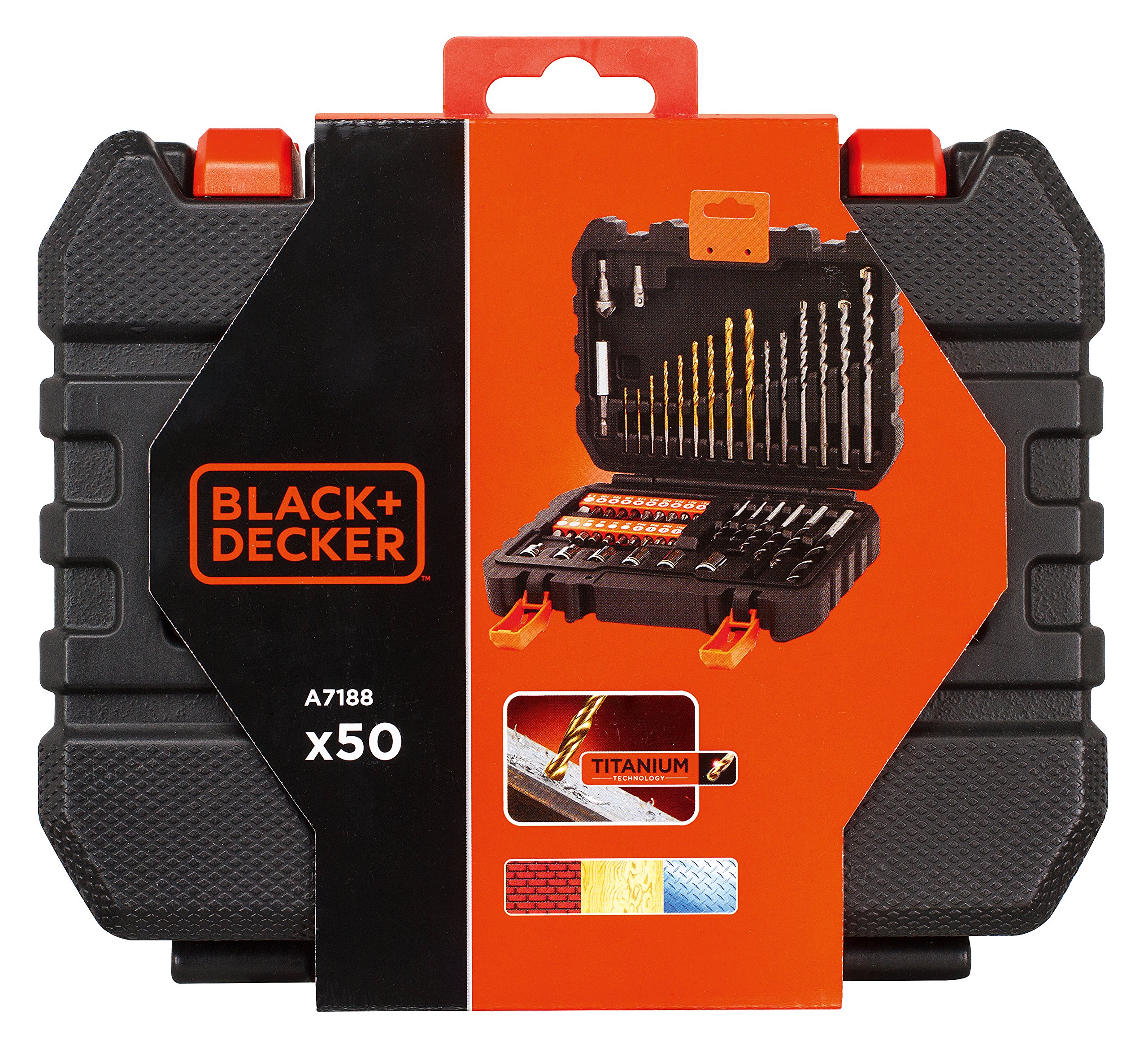 Black + Decker A7188 Drill and Screwdriver Bit Set 50Piece NEW eBay