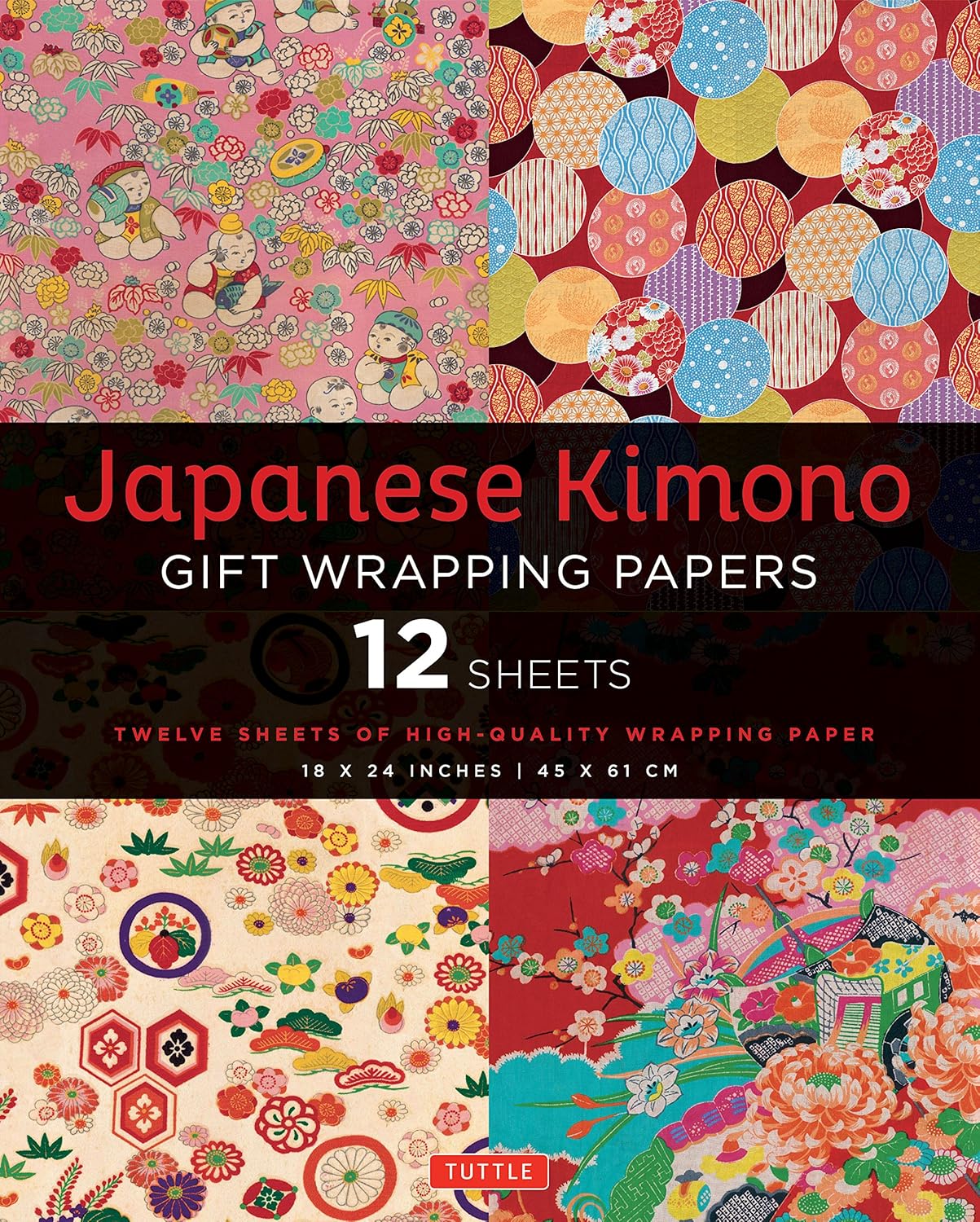 Japanese Kimono Gift Wrapping Papers 12 Sheets of HighQuality 18 X 24