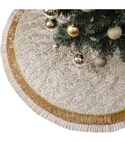 Kurt Adler Gonna Per Albero Di Natale Con Pupazzo Di Neve – 122 Cm (48 Pollici) - 2