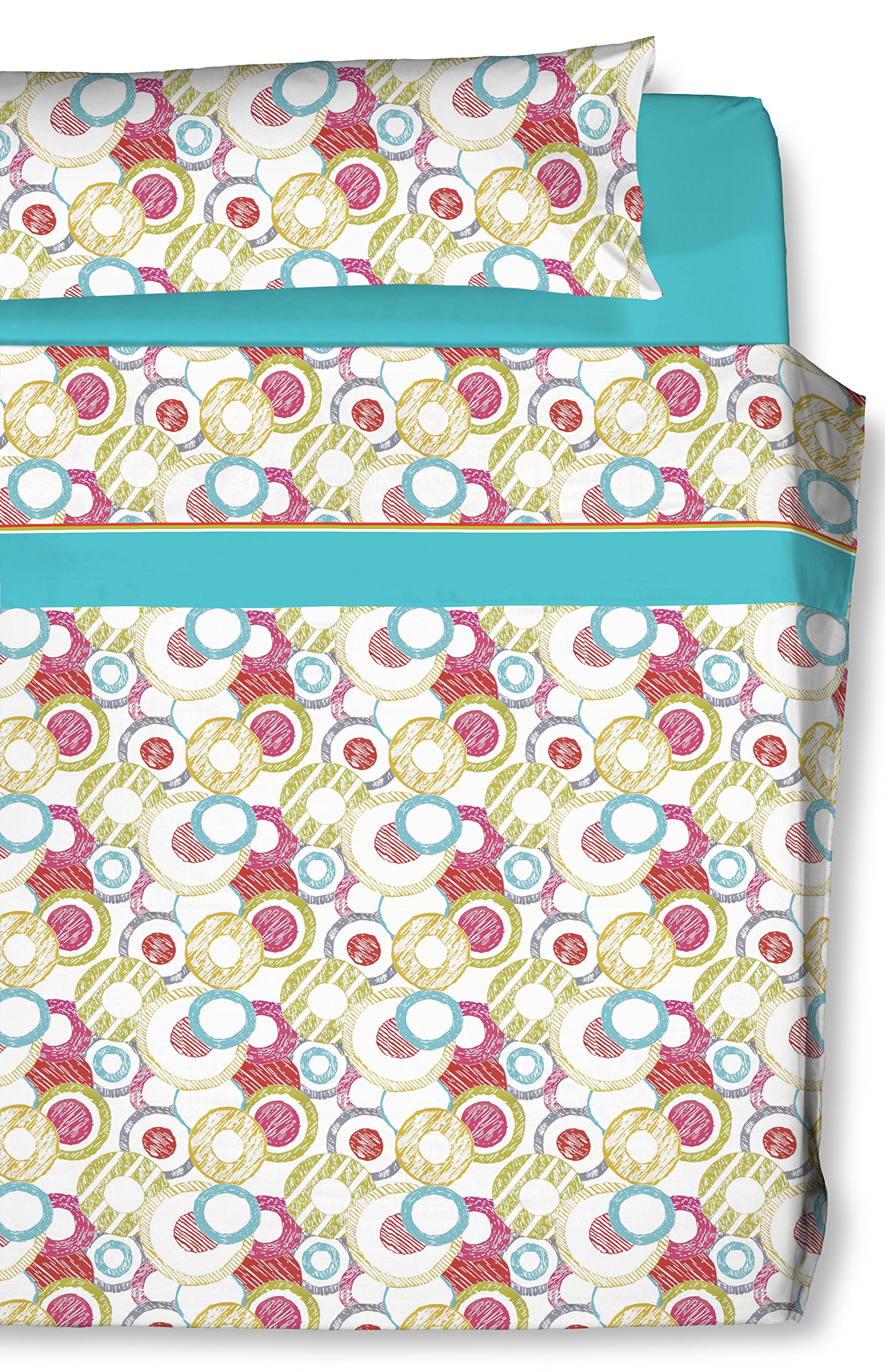 CARLA RUBINI Flash bedding set modern Bed 150 cm blue and red