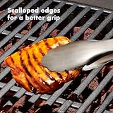 OXO Good Grips 3-Piece Grilling Tool Set with Turner, Tongs & Silicone Rest view 2