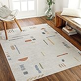 Artistic Weavers Lillian Washable Abstract Area Rug,7'10" x 10'2",Light Grey