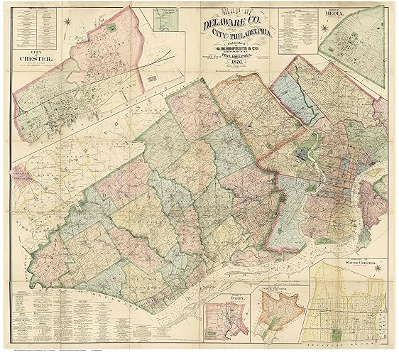 Map Of Delaware County Pa Maping Resources