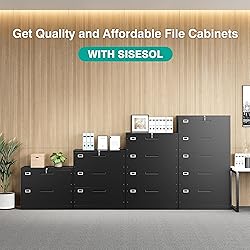 SISESOL 2 Drawer Lateral File Cabinet with