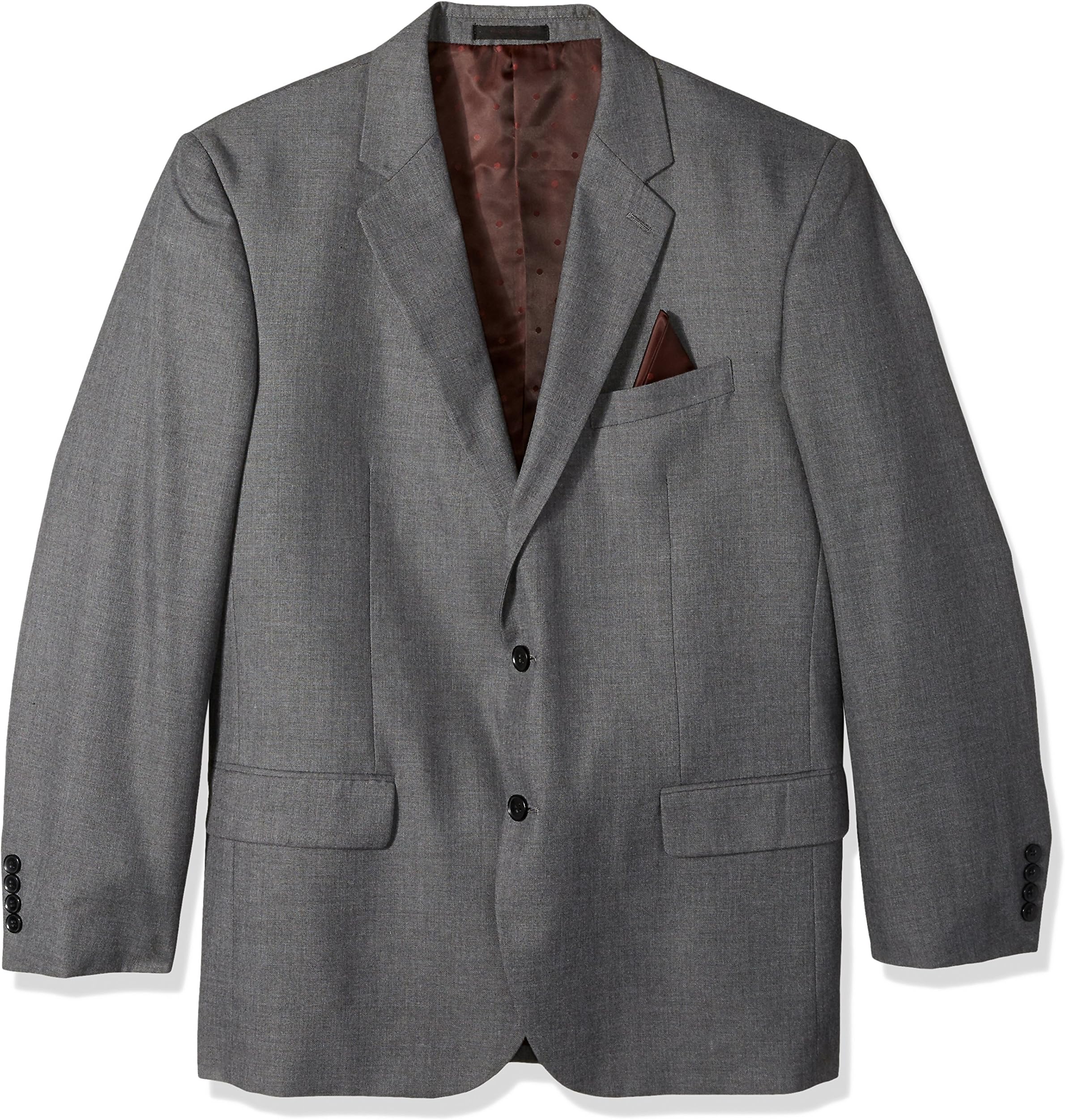 Alexander Julian Colours Men's Big and Tall Single Breasted Modern Fit 2 Button Notch Lapel Suit Separate Jacket