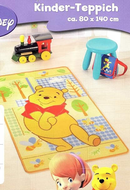 Disney Winnie Pooh Kinder Teppich Spiel Kinderzimmer Spielteppich