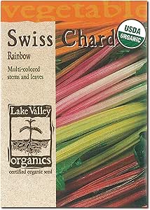 Amazon.com : Lake Valley Seed 3989 Organic Swiss Chard Seed, Rainbow