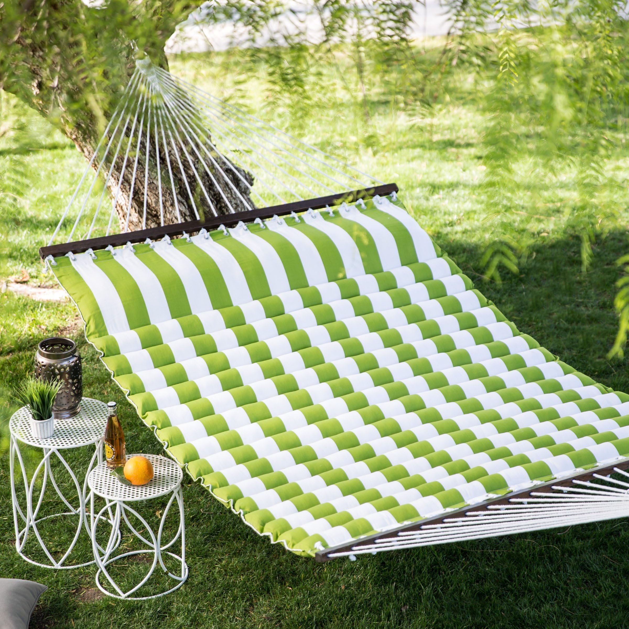 Island Bay 13-ft. Thick Stripe Pillow Top 2 Person Hammock