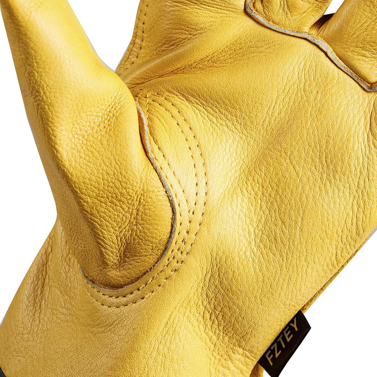 FZTEY 2 Pairs Heavy duty Gardening Ladies&Men&Women Thorn Proof Leather Garden gloves: Clothing