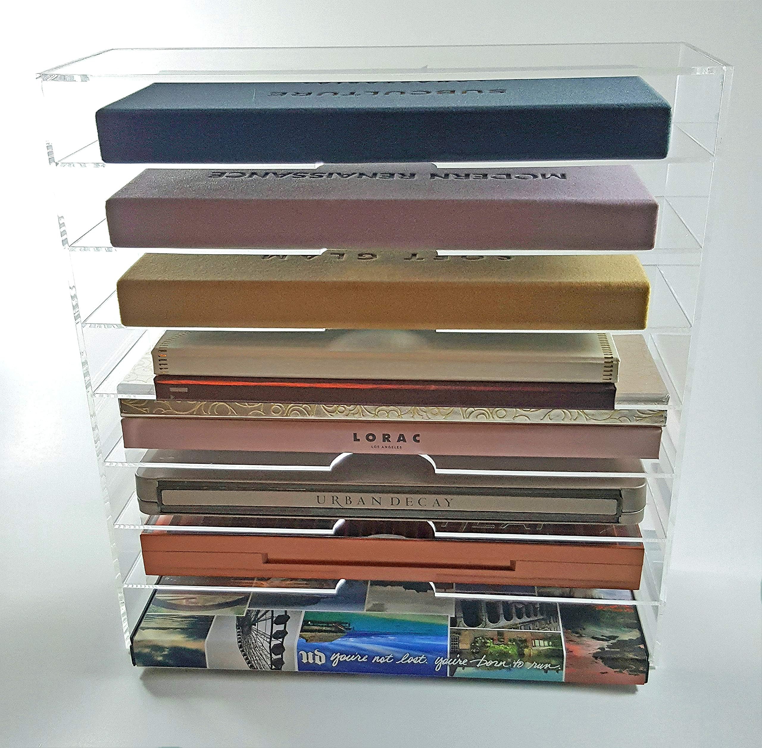 Acrylic Eyeshadow Palette Makeup Storage Organizer By ThePinkologist