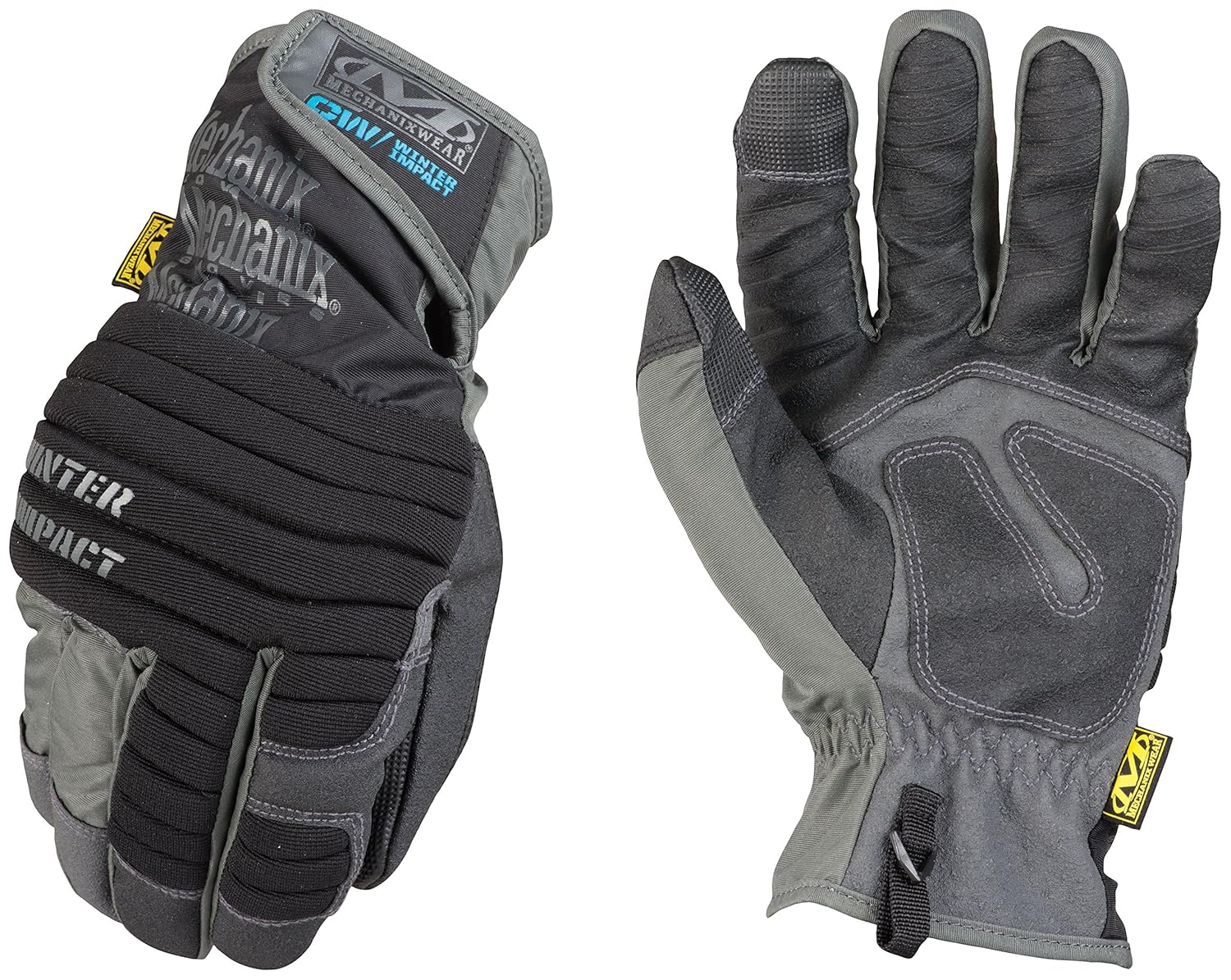 Mechanix Wear Impact Winter Gloves (XXLarge, Grey/Black