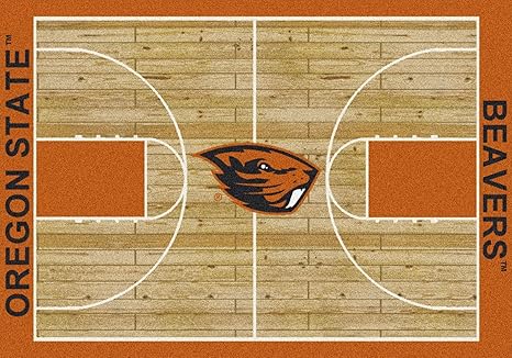 Amazon Com Oregon State College Home Basketball Court Rug