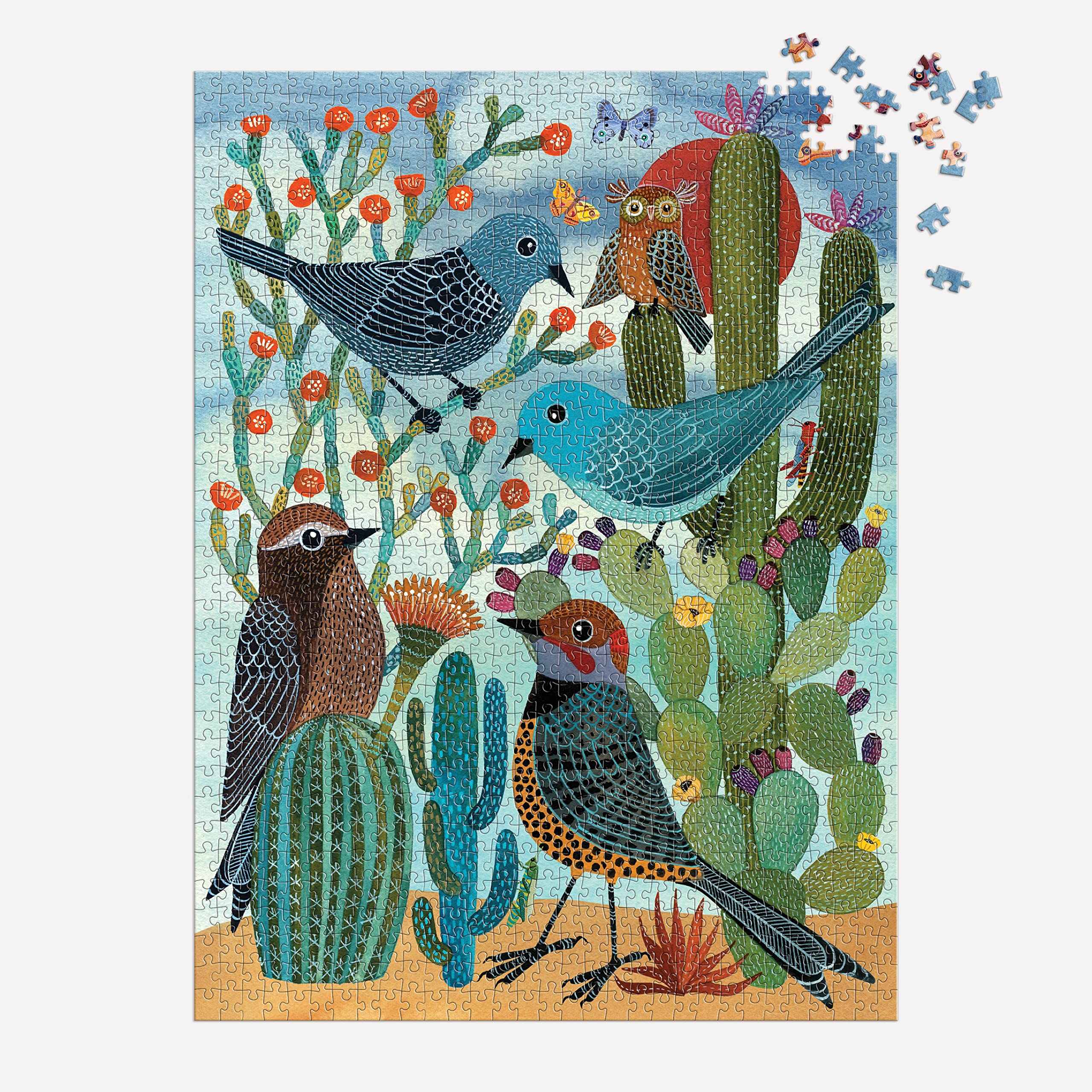 Galison Desert Avian Friends 1000 Piece Puzzle from Galison - 20