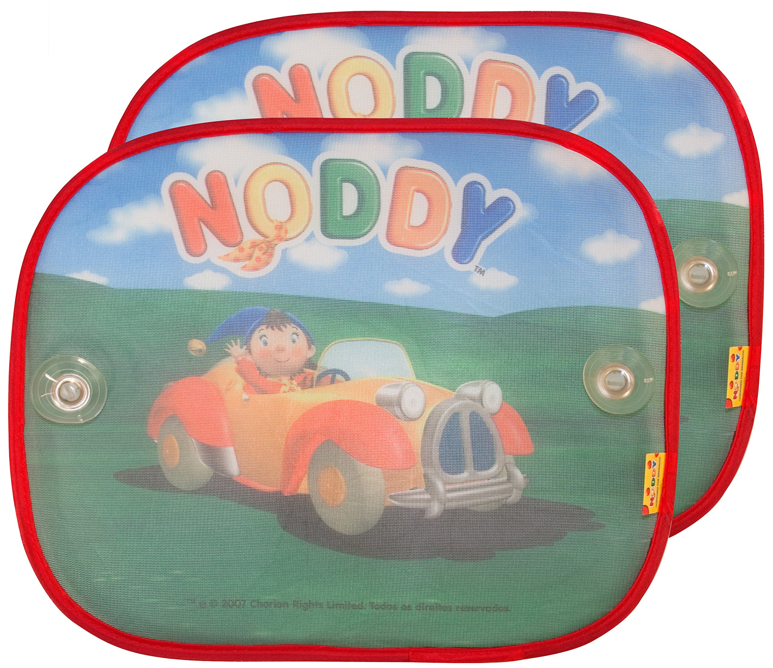 Noddy ERMA Car Sunshade Suction Cups, Sun Protection Pack of 2