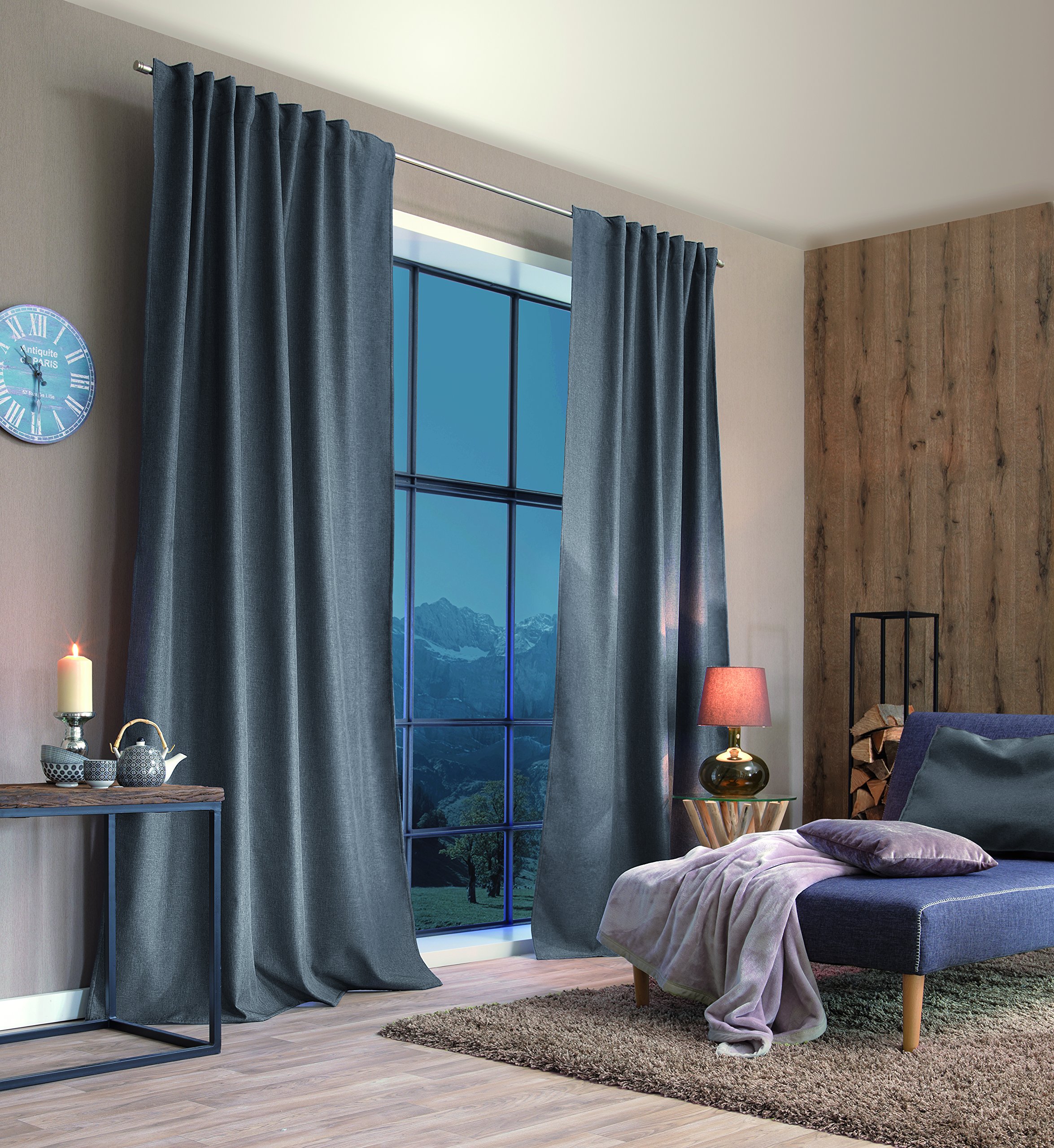 Home Basics Eskimo 085960-0903 Thermal Curtain 175 x 135 cm