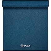 Gaiam Essentials Premium Yoga Mat with Yoga Mat Carrier Sling (72"L x 24"W x 1/4 Inch Thick)
