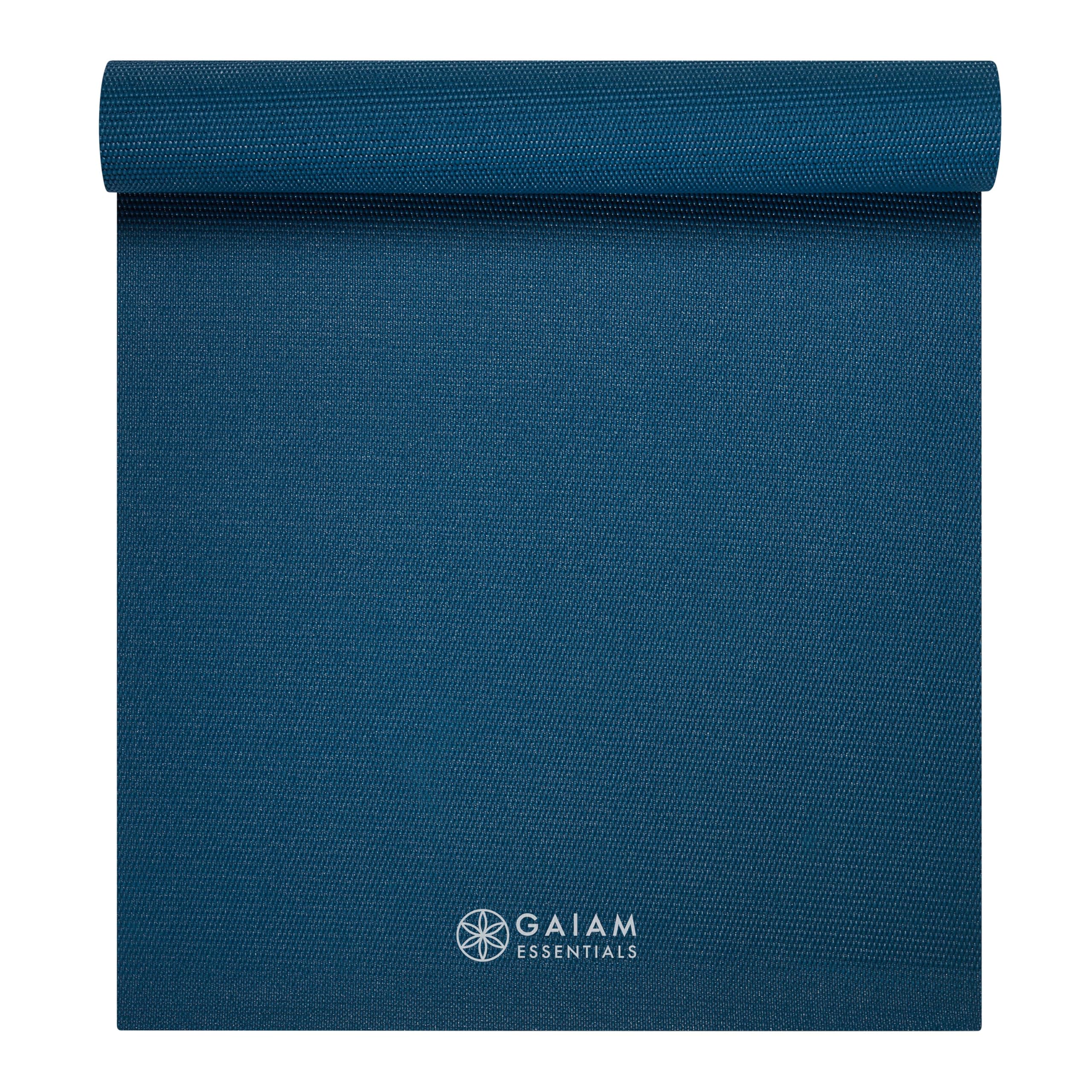 Gaiam Premium Yoga Mat, Navy