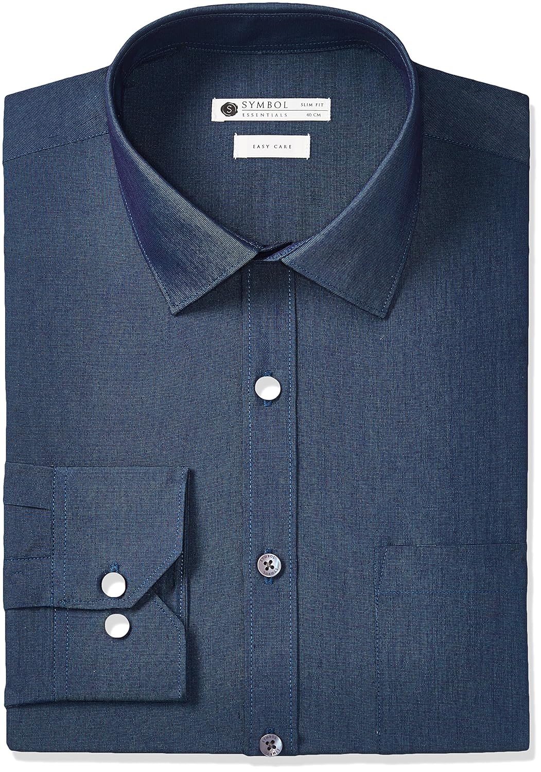 symbol amazon brand men's formal fil a fil slim fit shirt
