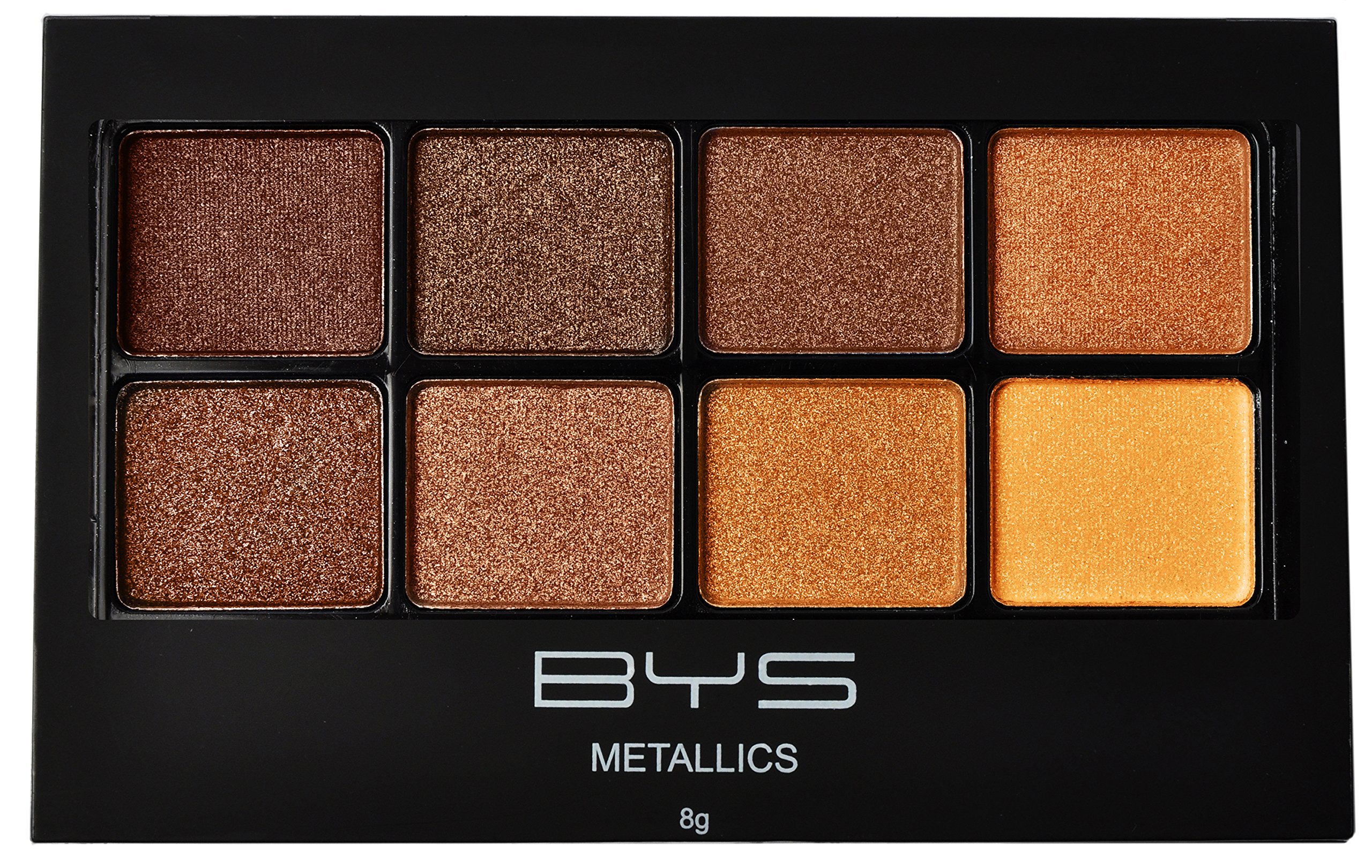 BYS Eyeshadow Makeup Palette 8 Shades Matte and Metallic