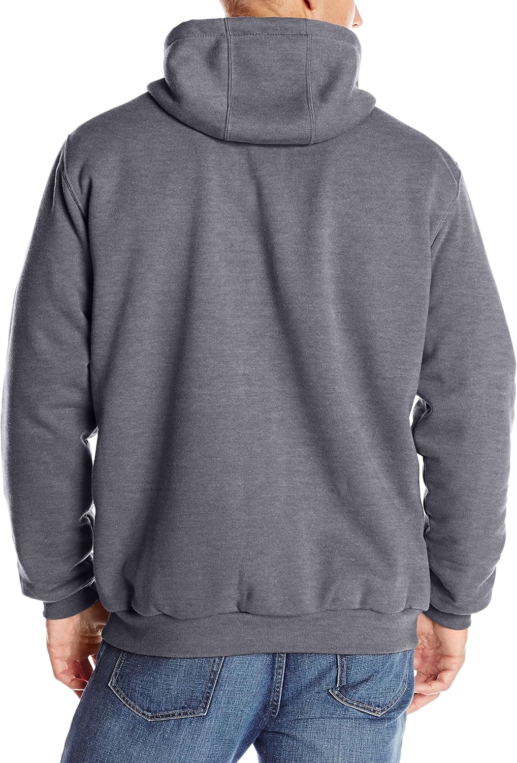 Carhartt Men's Big & Tall Rutland Thermal Lined Zip Front Sweatshirt Hoodie: Clothing