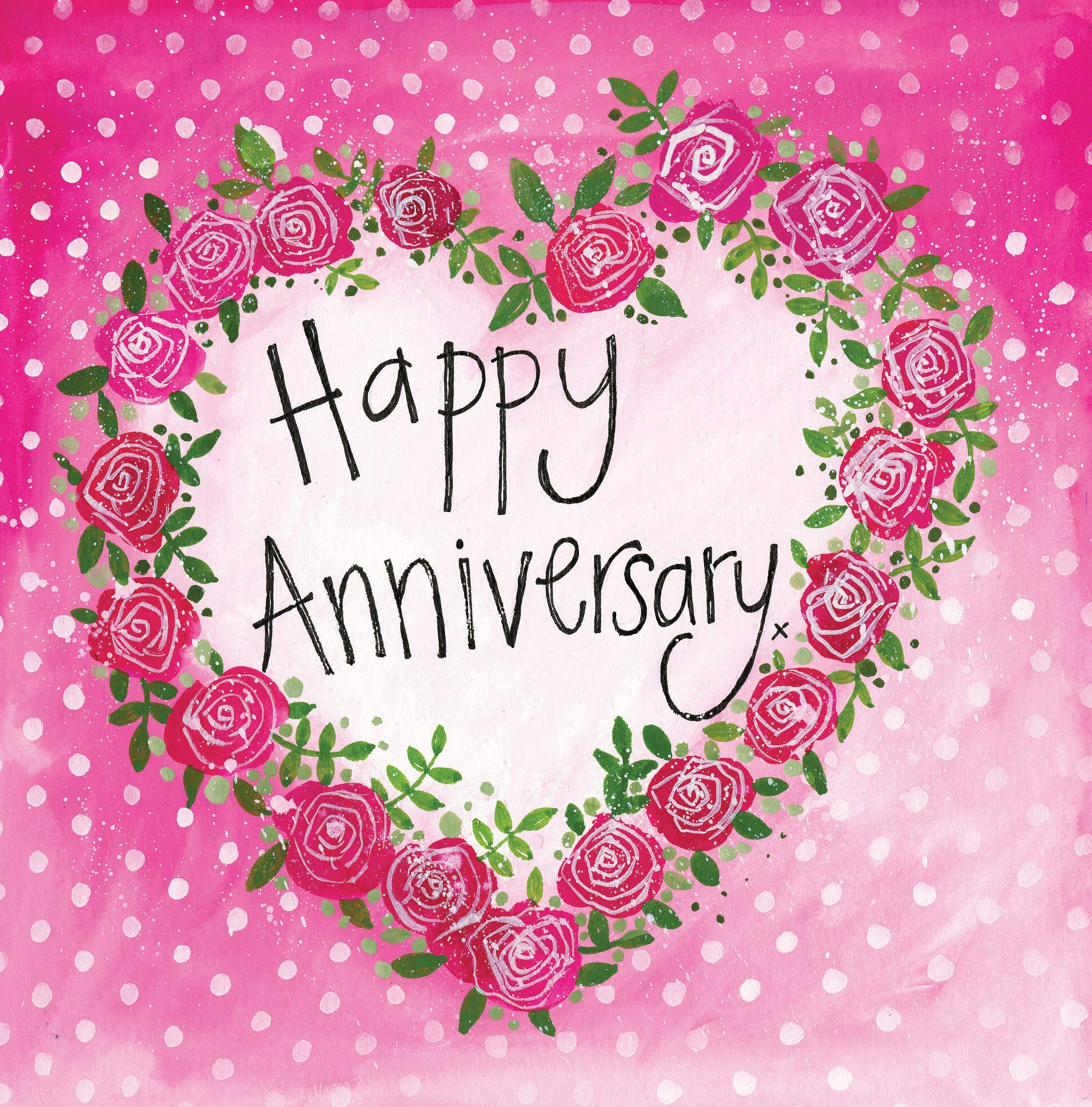 Alex Clark Happy Anniversary Roses Card