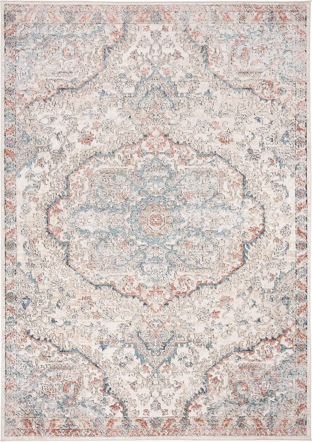 oregon rugs amazon on Amazon Com Safavieh Oregon Collection Ore812f Oriental Distressed Non Shedding Stain Resistant Living Room Bedroom Area Rug 5 1 X 7 6 Grey Blue Furniture Decor