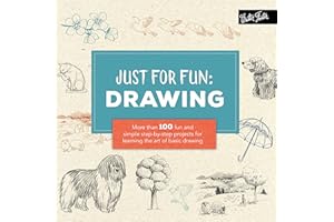 Just for Fun: Drawing: More than 100 fun and simple step-by-step projects for learning the art of basic drawing