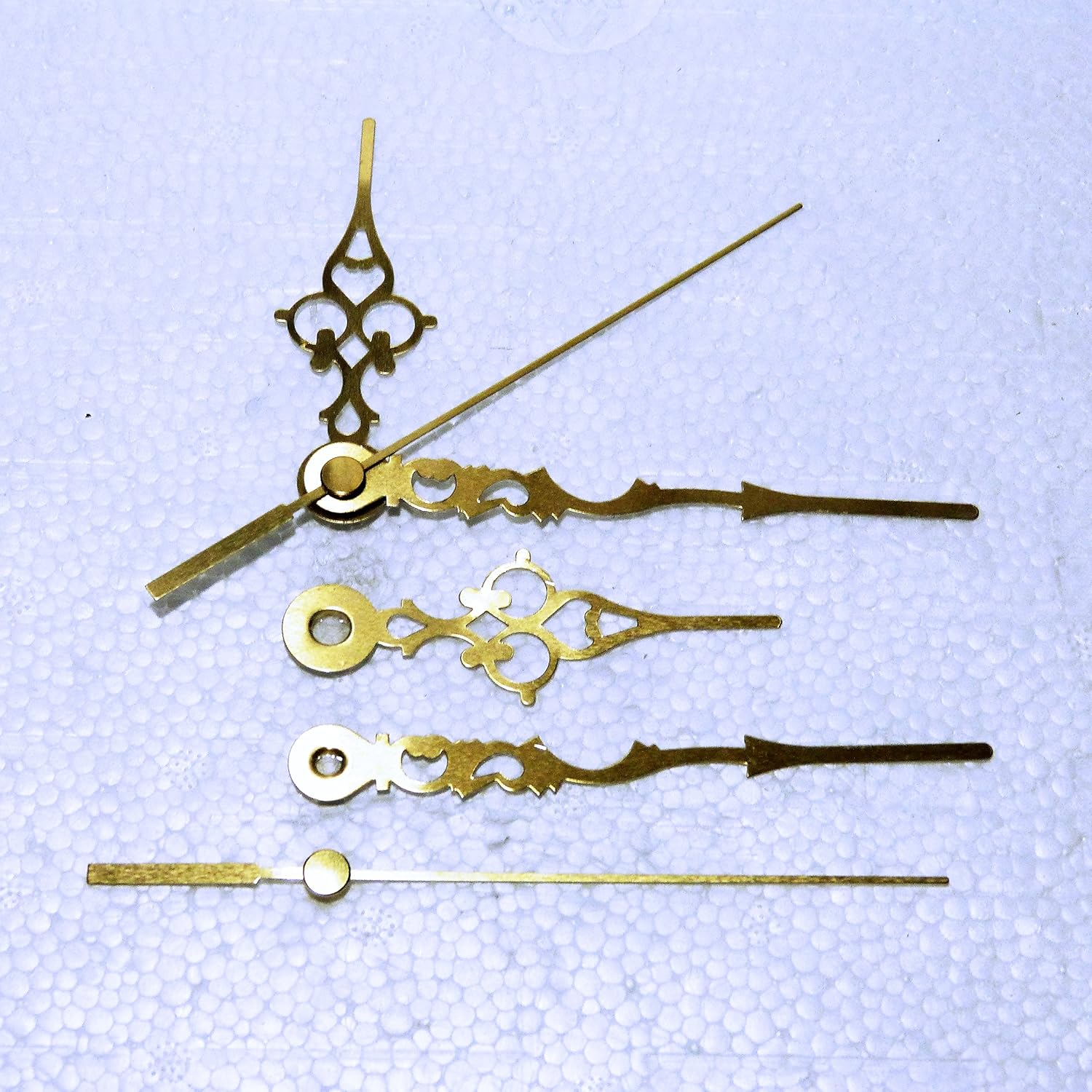 New Replacement Gold Metal Clock Hands For Quartz Clock Movements (24mm
