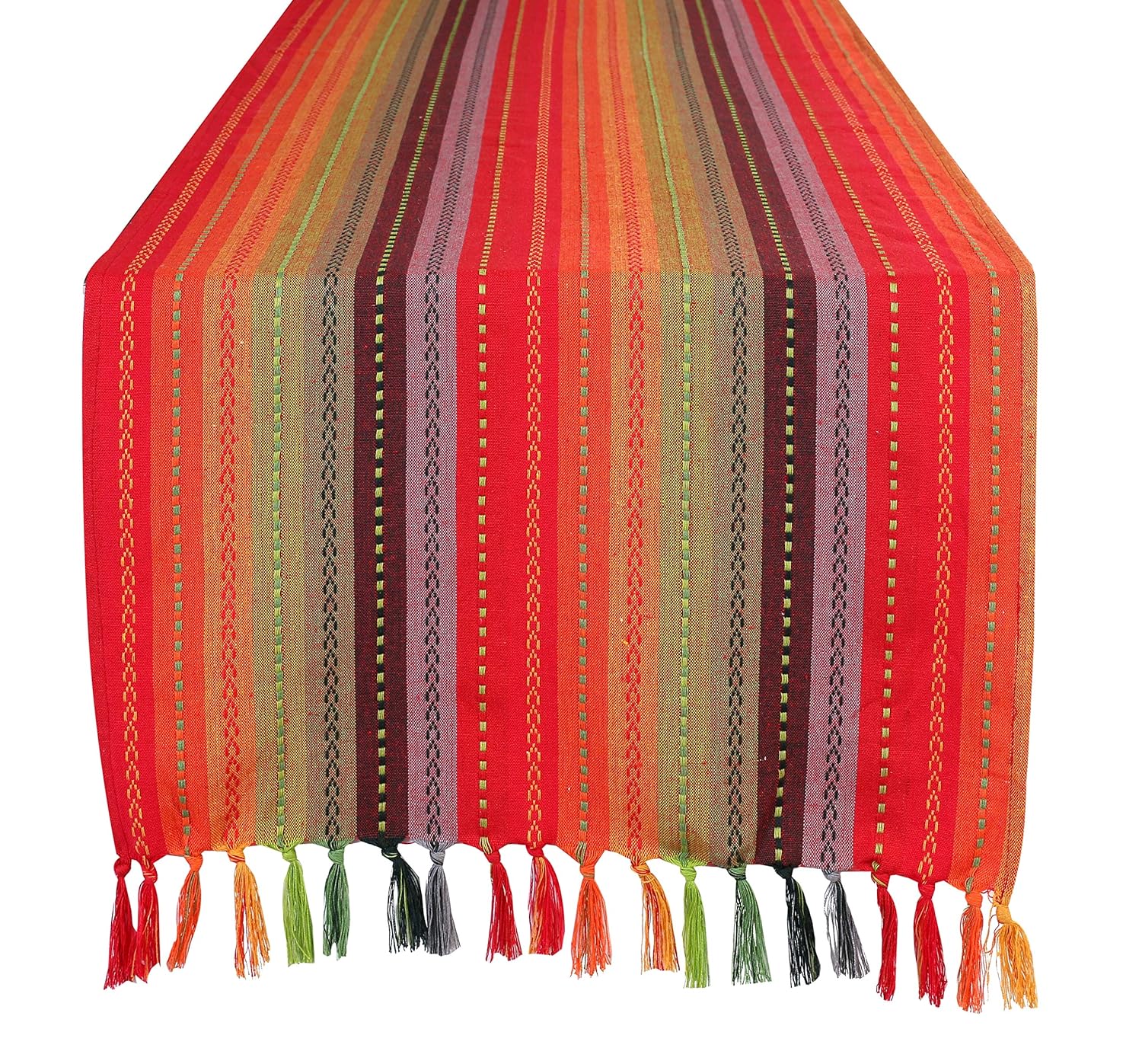 Best red stripe table runner