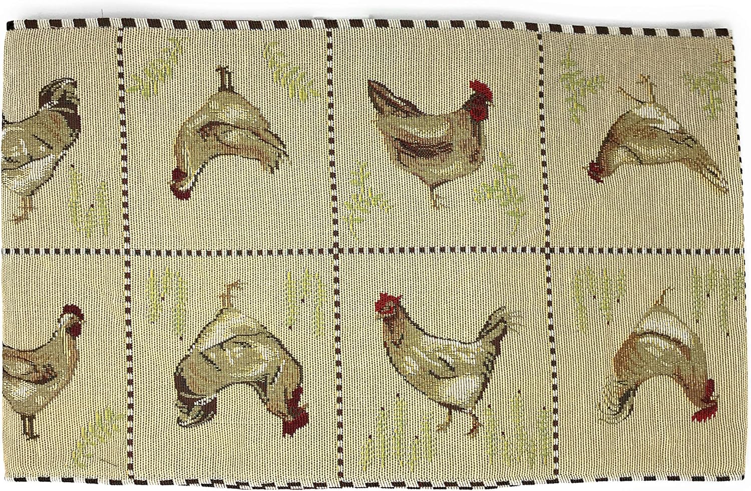 Amazon Com Tache Country Farmhouse Rooster Hens Chickens Antique