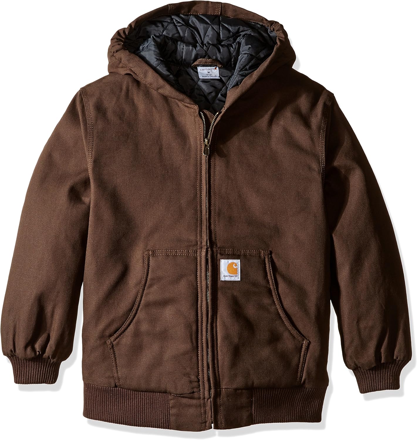 Carhartt Boys' Active Jac Quilt Lined Jacket Coat: Clothing